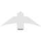 Ekena Millwork Bellingham Architectural Grade PVC Gable Bracket, 36"W x 13 1/2"H x 4"D x 6"F, 9/12 Pitch GBP036X14X0406BEL00 - alternate 4
